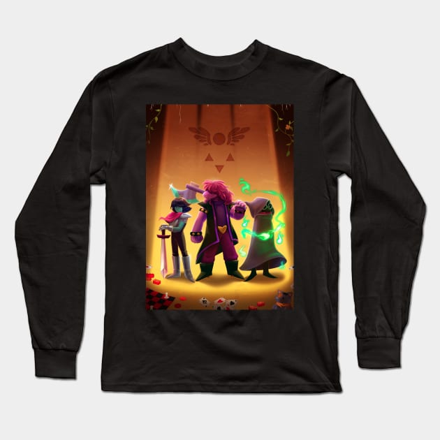 DELTARUNE Long Sleeve T-Shirt by pigdragon